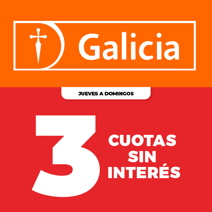 Galicia 3 cuotas Jueves a Domingo