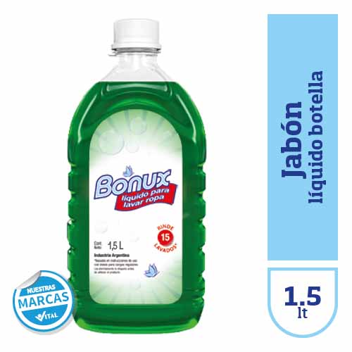 Jabon liquido BONUX botella x1.5lt
